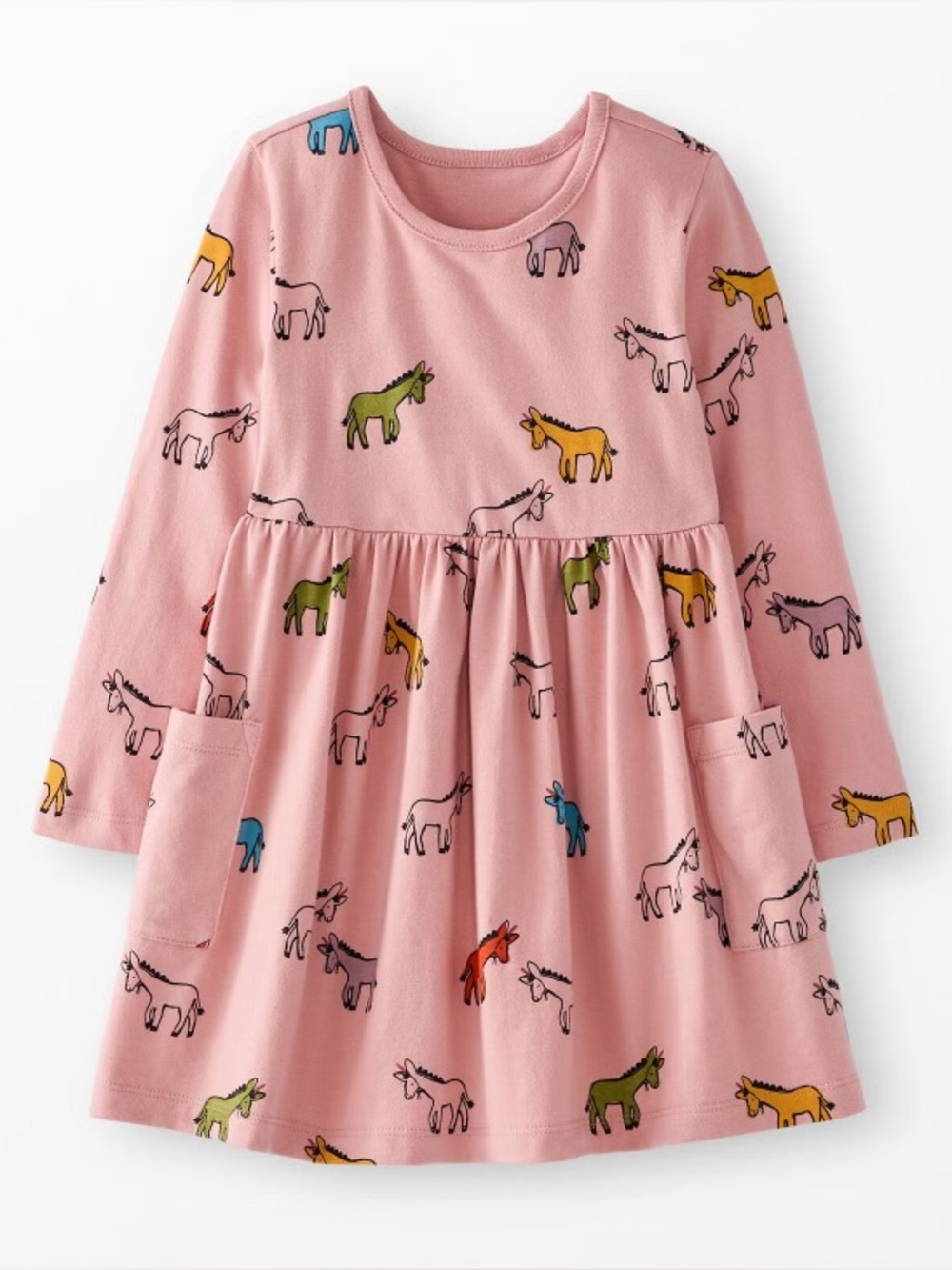 Hanna Andersson Long Sleeve Playground Dress with Pockets